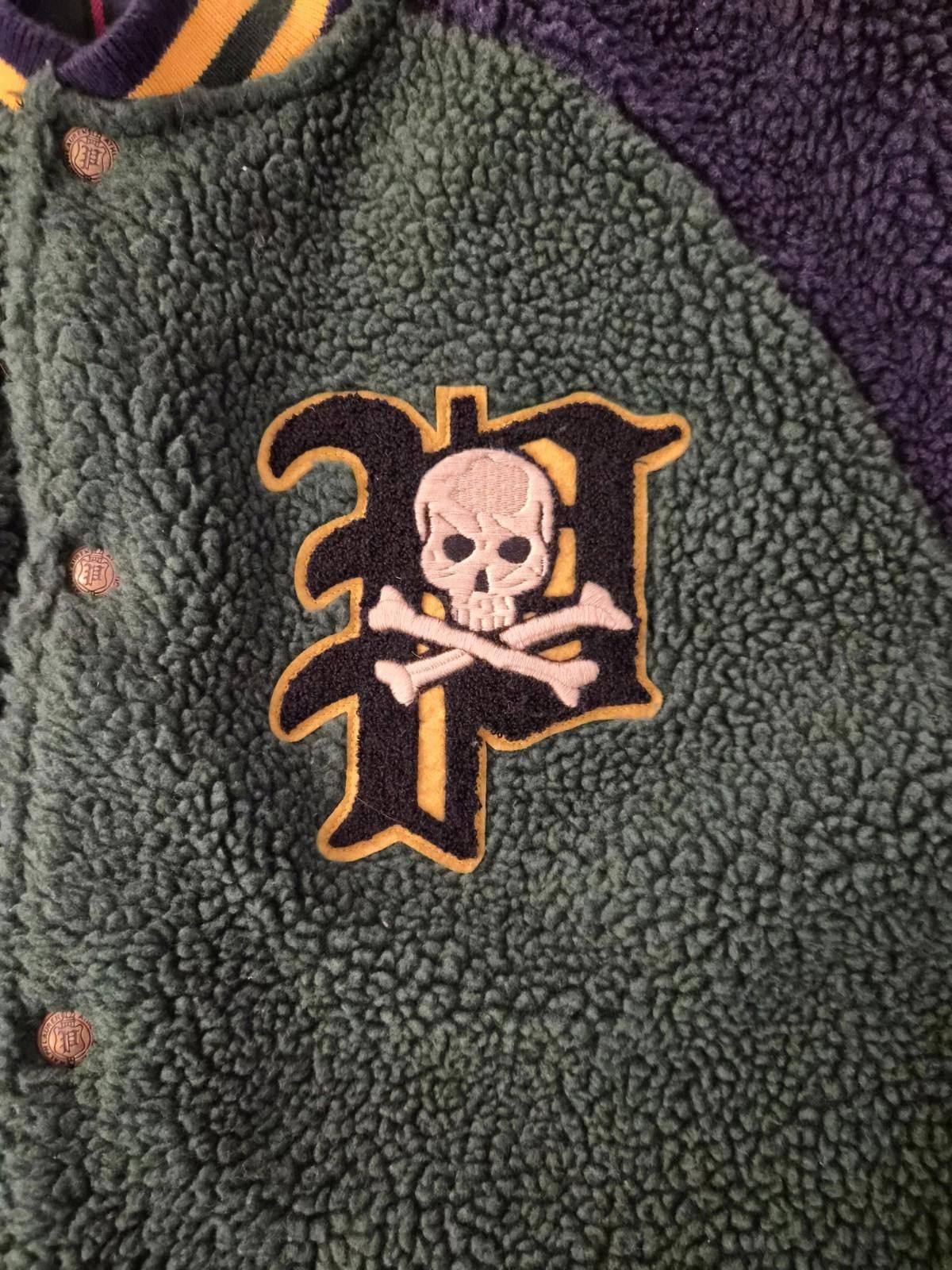 Polo Ralph Lauren Polo Ralph Lauren Pirate Skull Sherpa Fleece Varsity Jacket Size US L / EU 52-54 / 3 - 4 Thumbnail