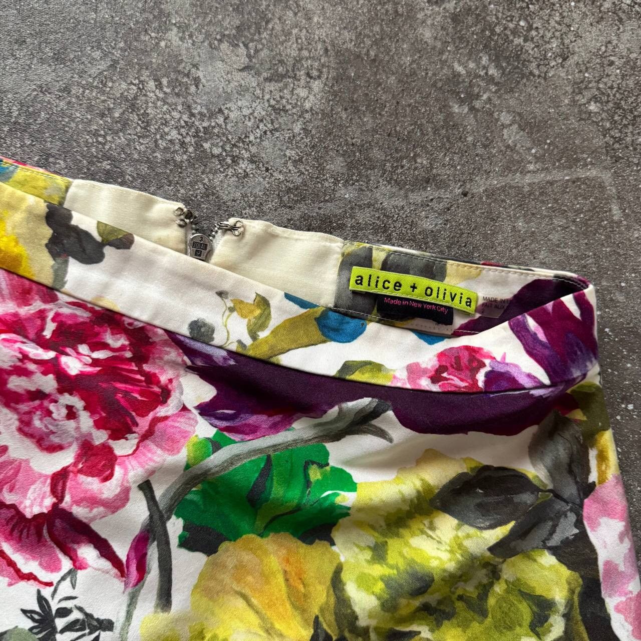 Alice + Olivia × Hysteric Glamour × Japanese Brand Alice + Olivia Floral Cute Skirt Size 26" / US 2 / IT 38 - 6 Thumbnail
