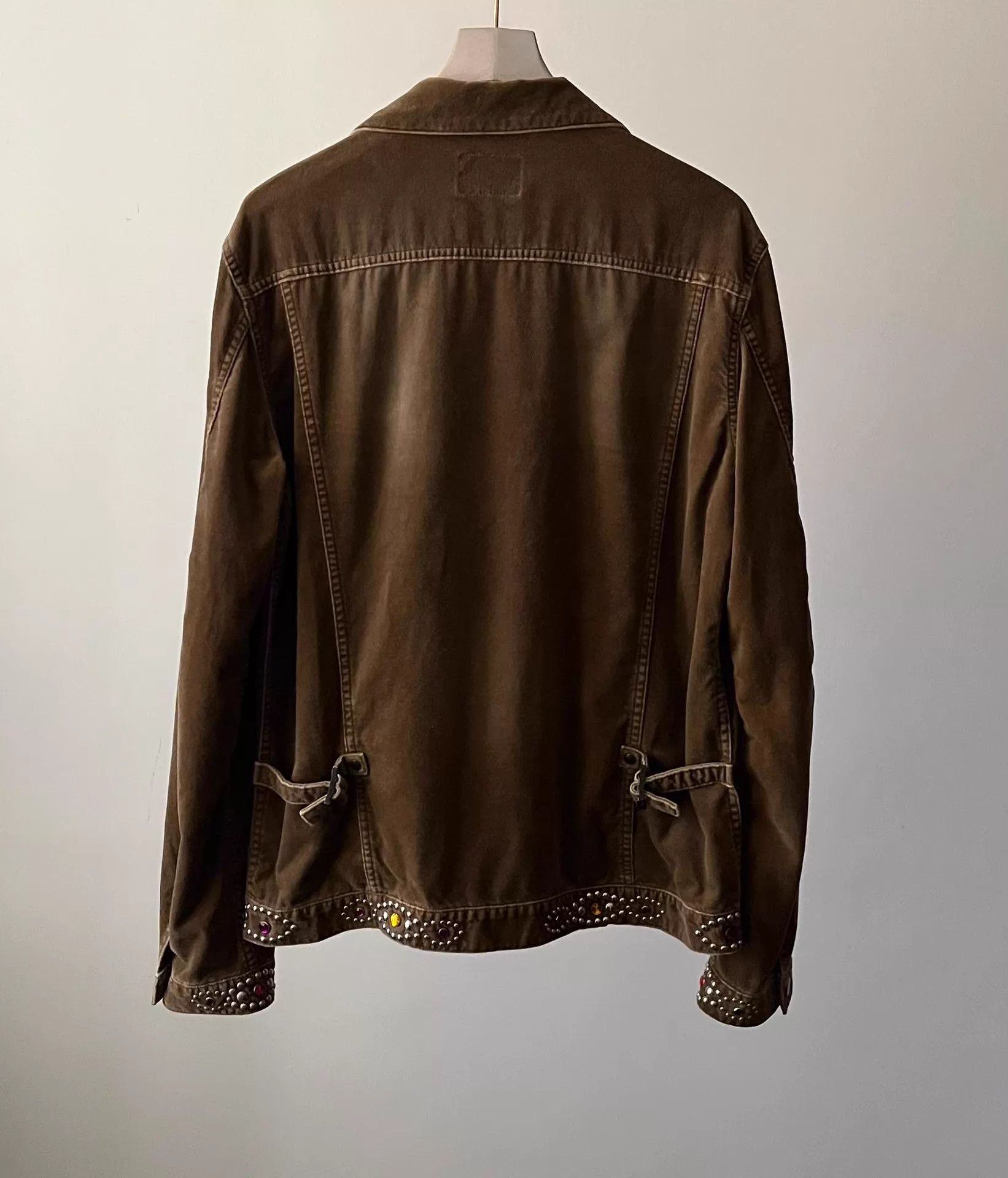Number (N)ine Number (N)ine 03AW Gem Velvet Jacket Size US XL / EU 56 / 4 - 2 Thumbnail