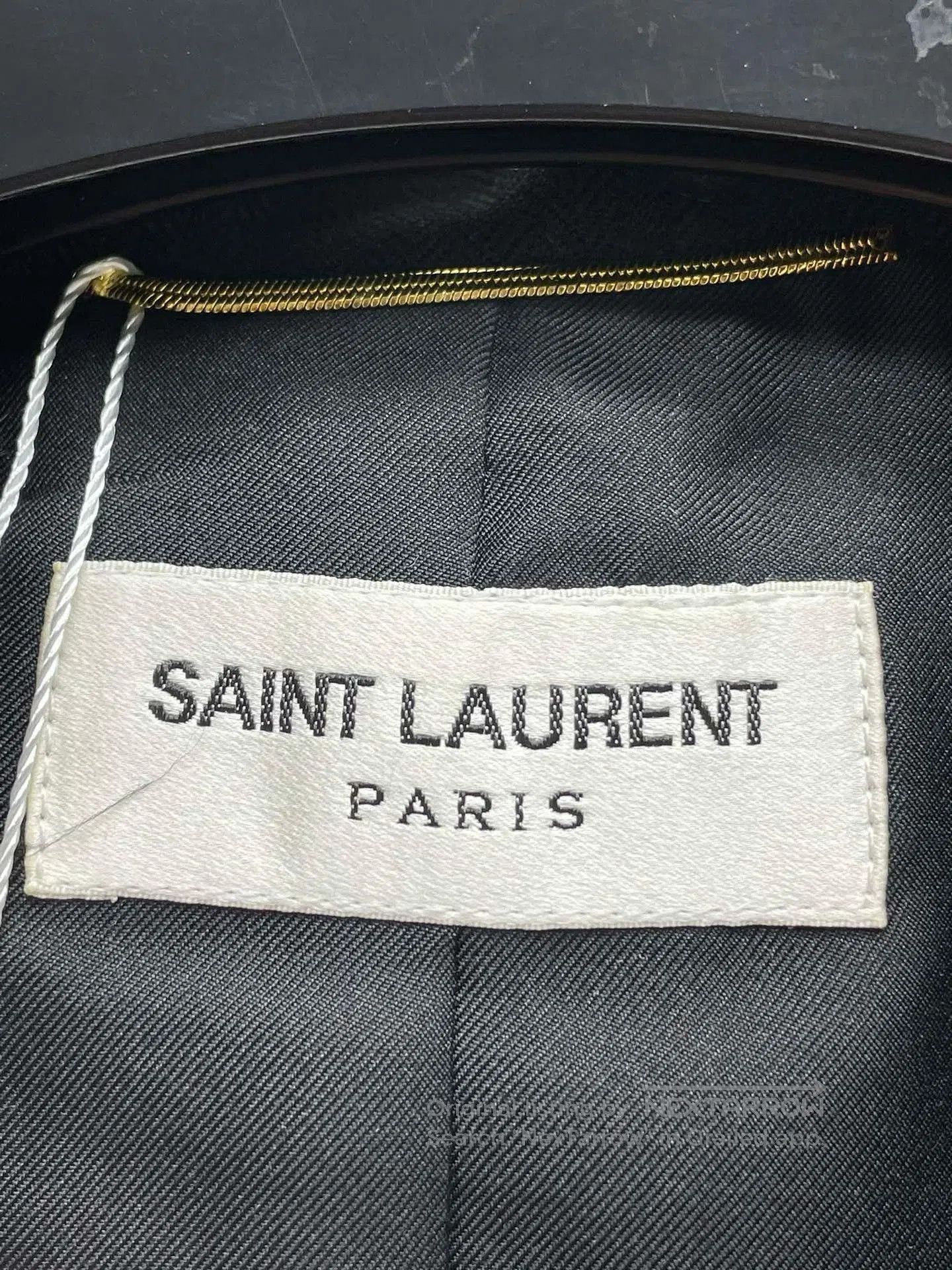 Saint Laurent Paris Saint Laurent Gold Trim Embroidered Blazer. Size XXS / US 00 / IT 34 - 4 Thumbnail