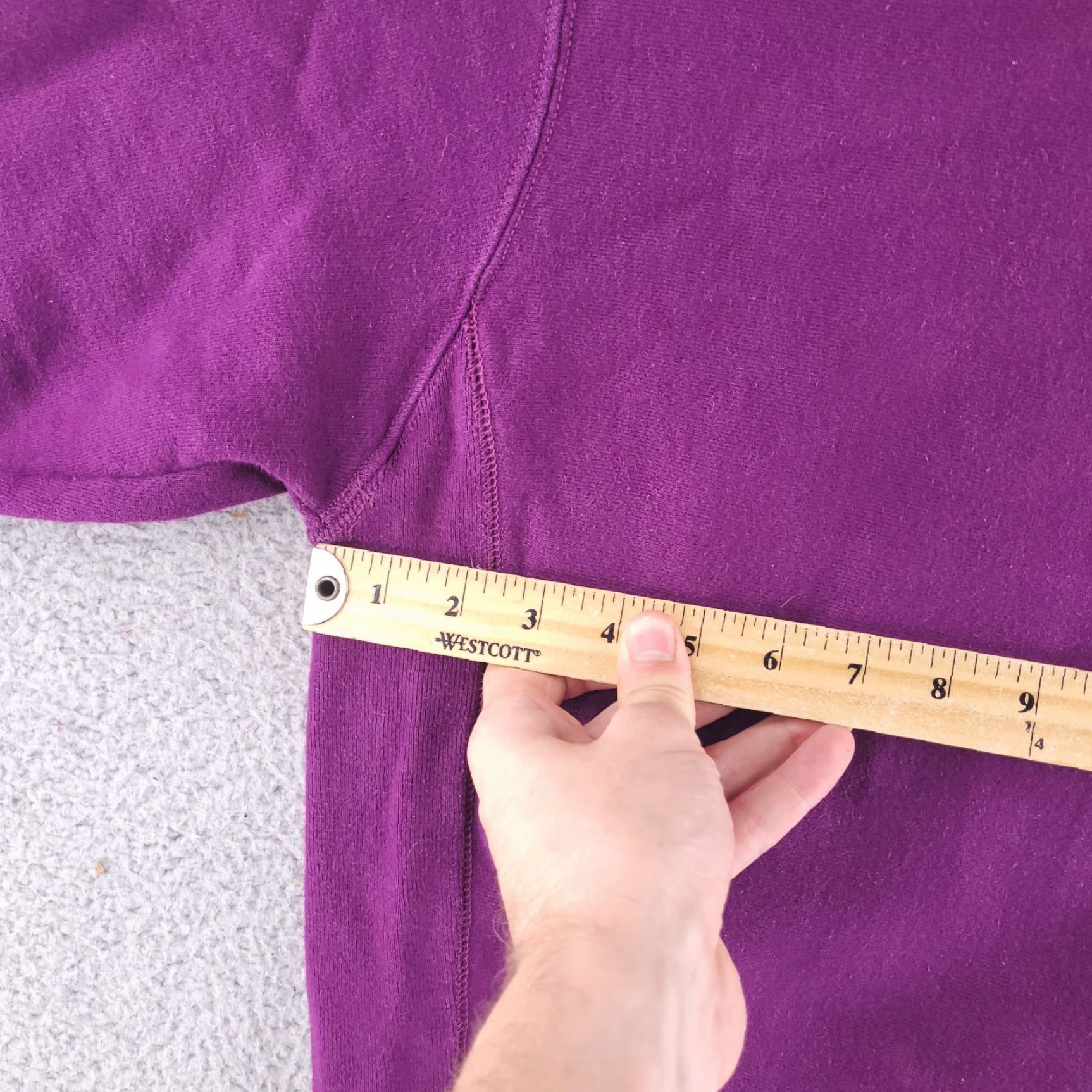 Champion VINTAGE Champion Sweatshirt Mens XS Purple Reverse Weave Extra Small Crewneck Size US XS / EU 42 / 0 - 5 Thumbnail