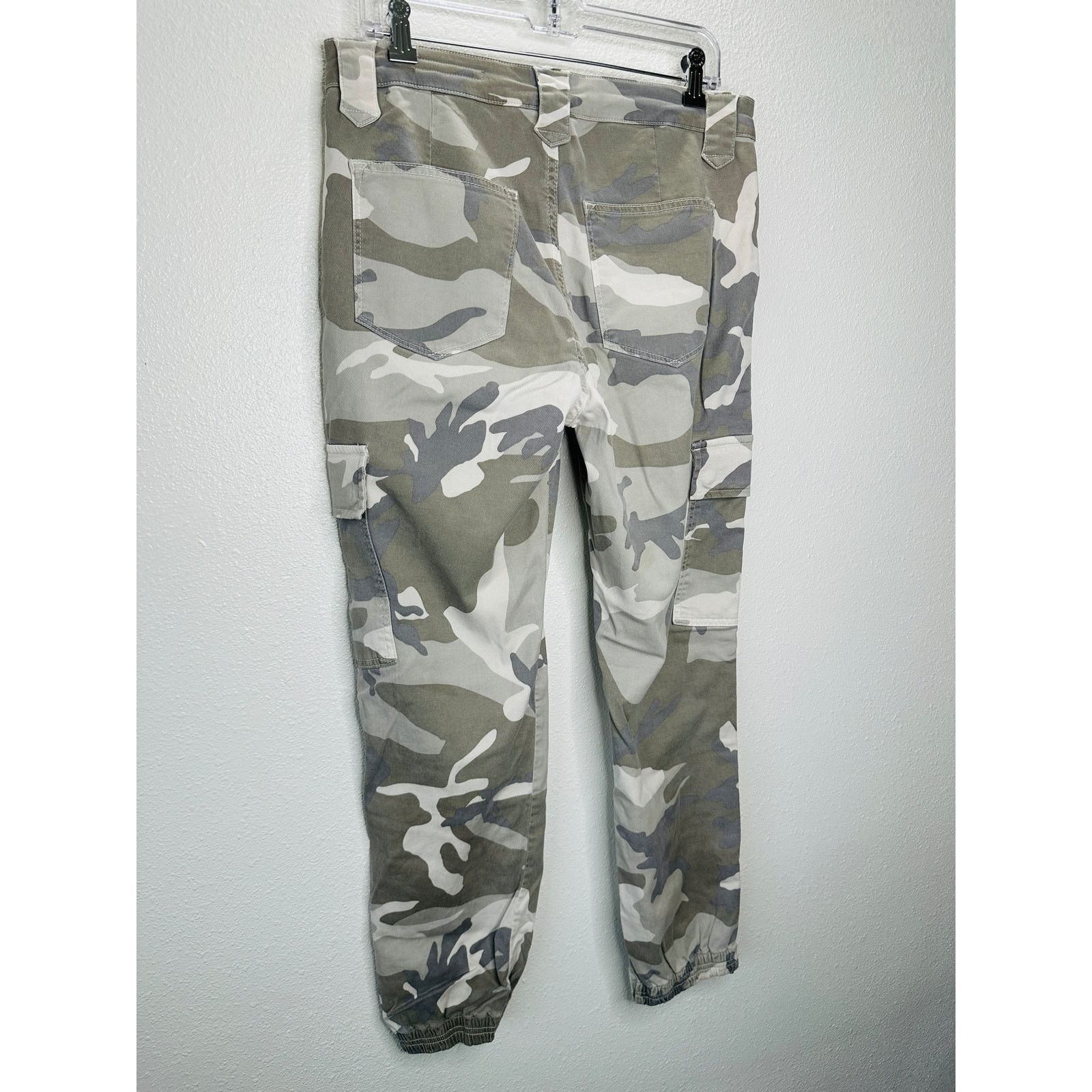Allsaints Allsaints Tan & Green Camo Nola Cargo Zip Ankle Trouser 29 Size 29" - 9 Thumbnail