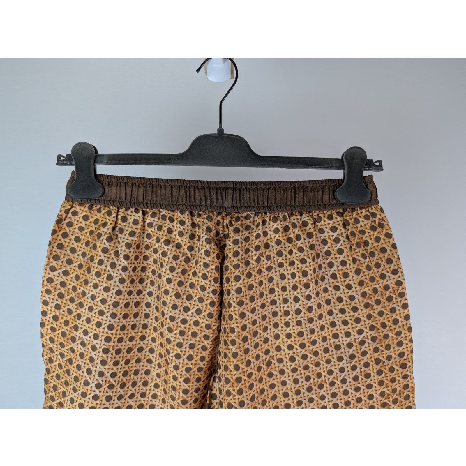Amiri o1rshd1 Amiri Weave Pattern Silk Shorts in Brown Size US 32 / EU 48 - 12 Thumbnail
