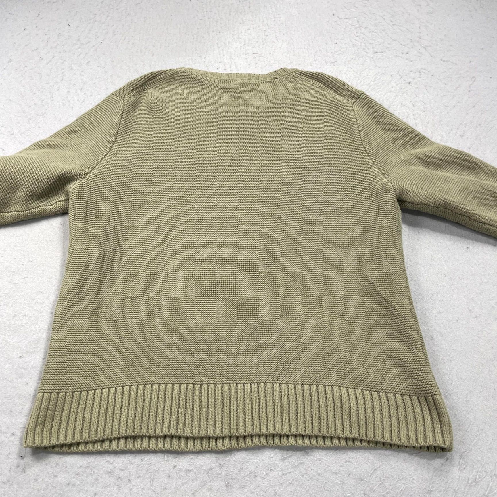 J.Crew J.CREW Sweater Mens Large Green 100% Organic Cotton Crewneck Raglan Pullover Size US L / EU 52-54 / 3 - 5 Thumbnail