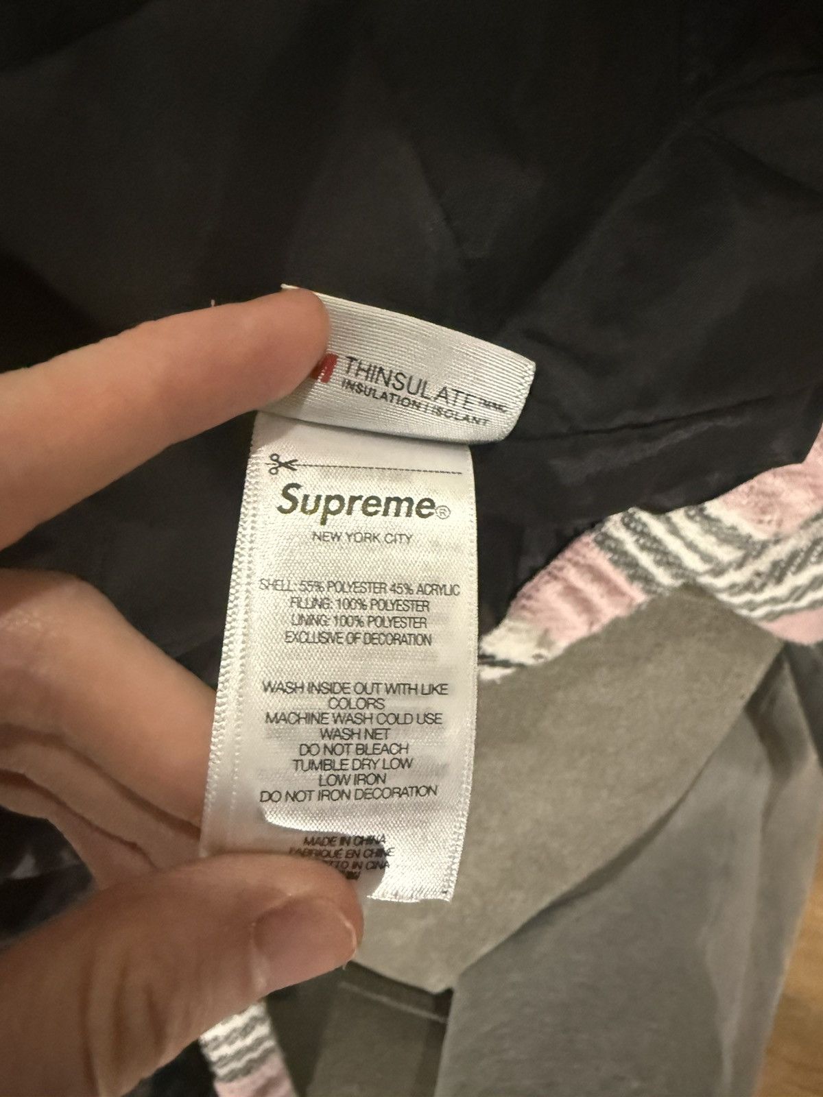Supreme Supreme Woven stripe hooded jacket Size US L / EU 52-54 / 3 - 6 Thumbnail
