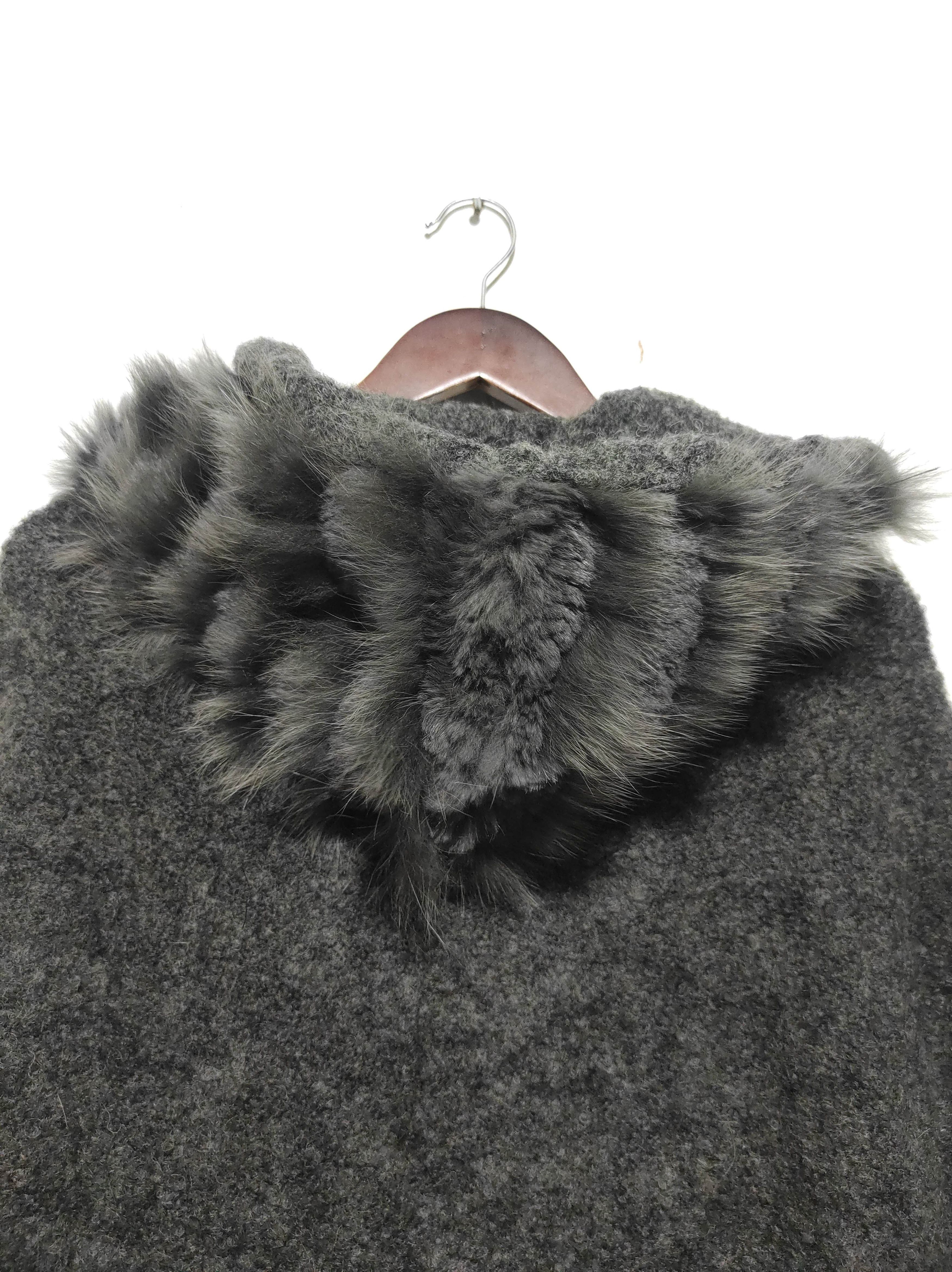 If Six Was Nine Sisley Knit Fur Hoodie IfSixWasNine LGB style Size L / US 10 / IT 46 - 20 Thumbnail
