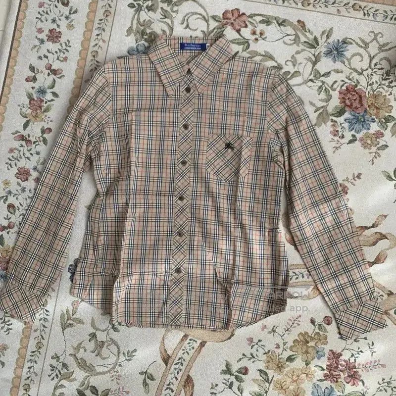 Burberry Burberry Khaki Long Sleeve Cotton Shirt. Size L / US 10 / IT 46 - 4 Thumbnail