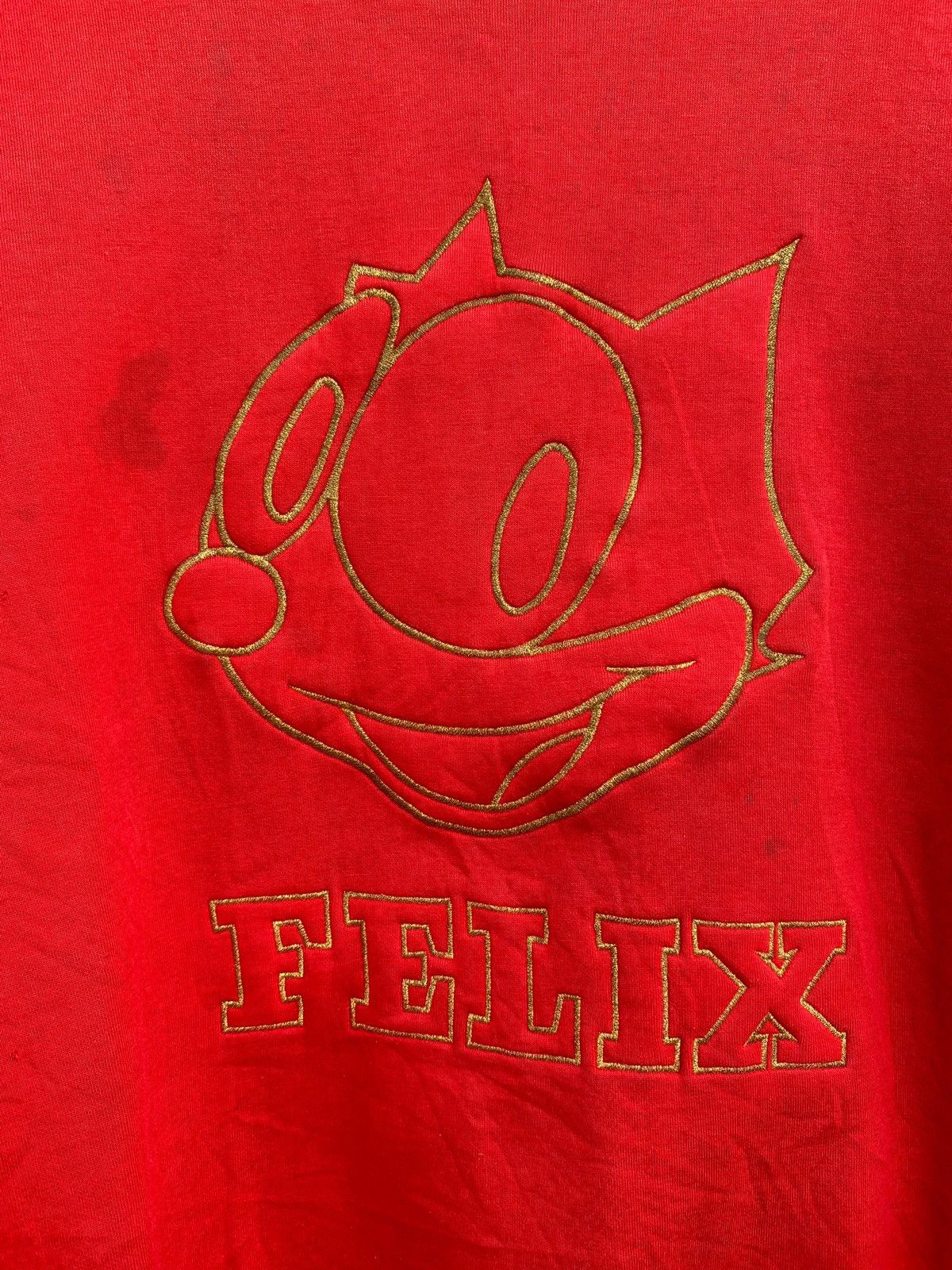Felix Felix the Cat Vintage Sweatshirt Embroidered Graphic 90s Size US XL / EU 56 / 4 - 7 Thumbnail