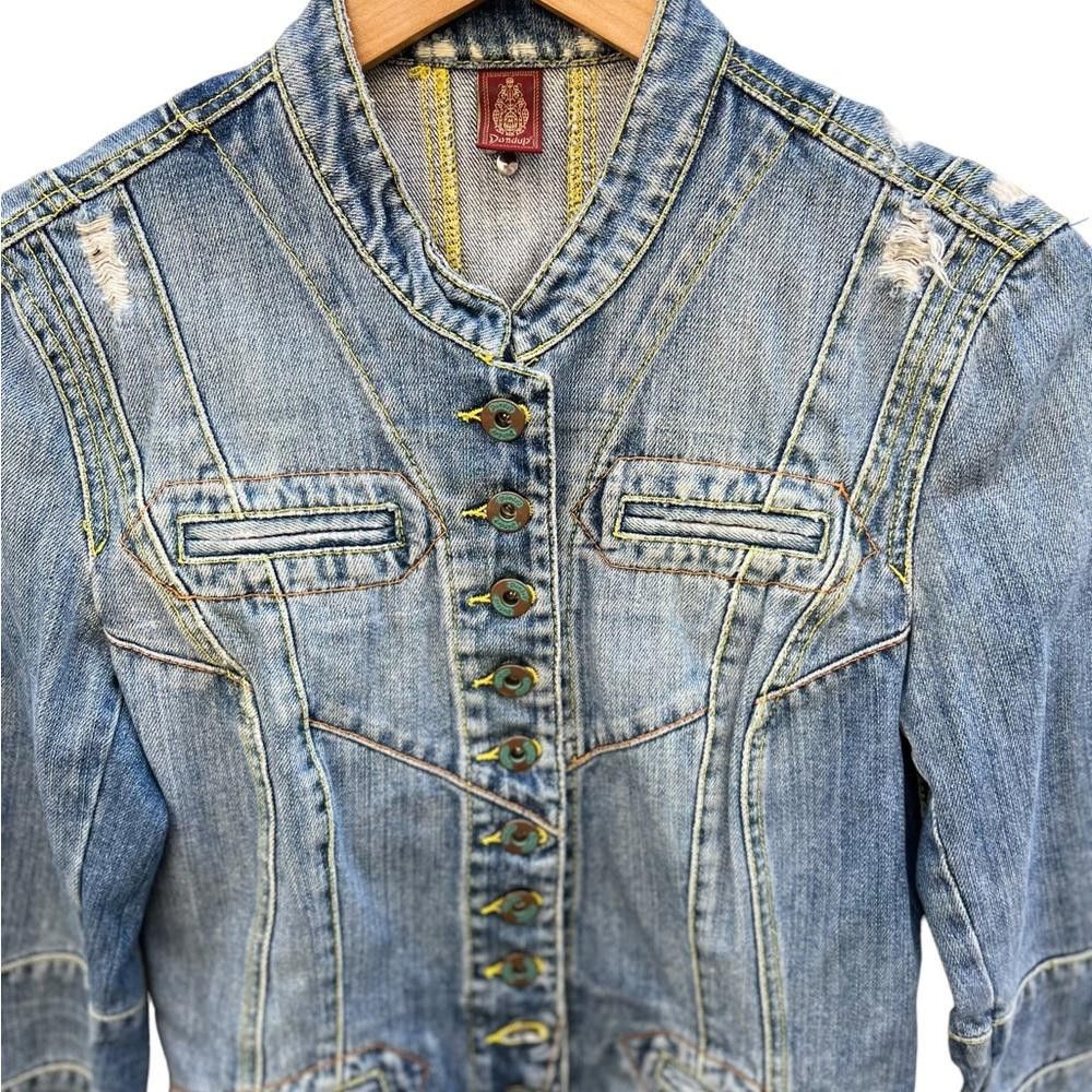 Dondup Dondup Made in Italy Distressed Jeans Jacket Size Medium Size M / US 6-8 / IT 42-44 - 6 Thumbnail