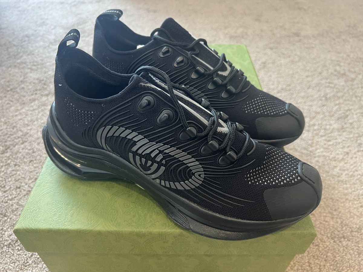 Gucci Brand new Gucci run sneaker black us10 Size US 10 / EU 43 - 2 Thumbnail