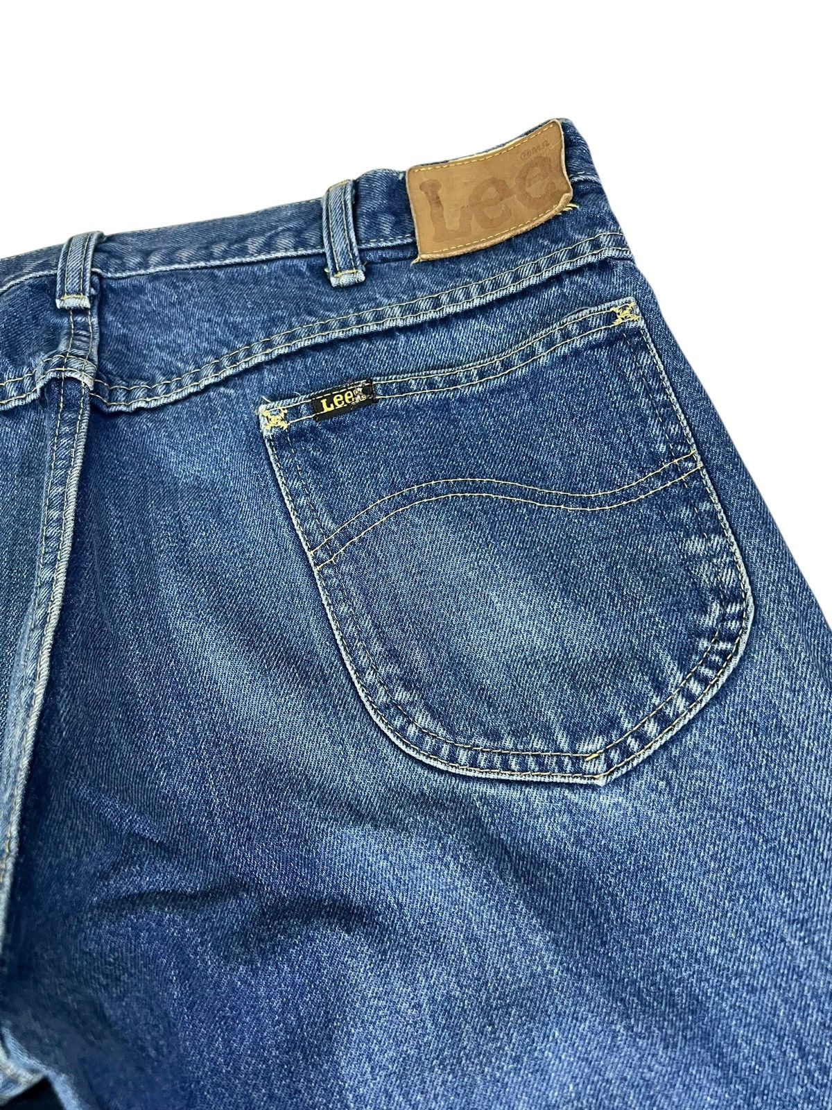 Vintage 70’s Lee Riders Button Scovill Denim Jean Size US 33 - 12 Thumbnail