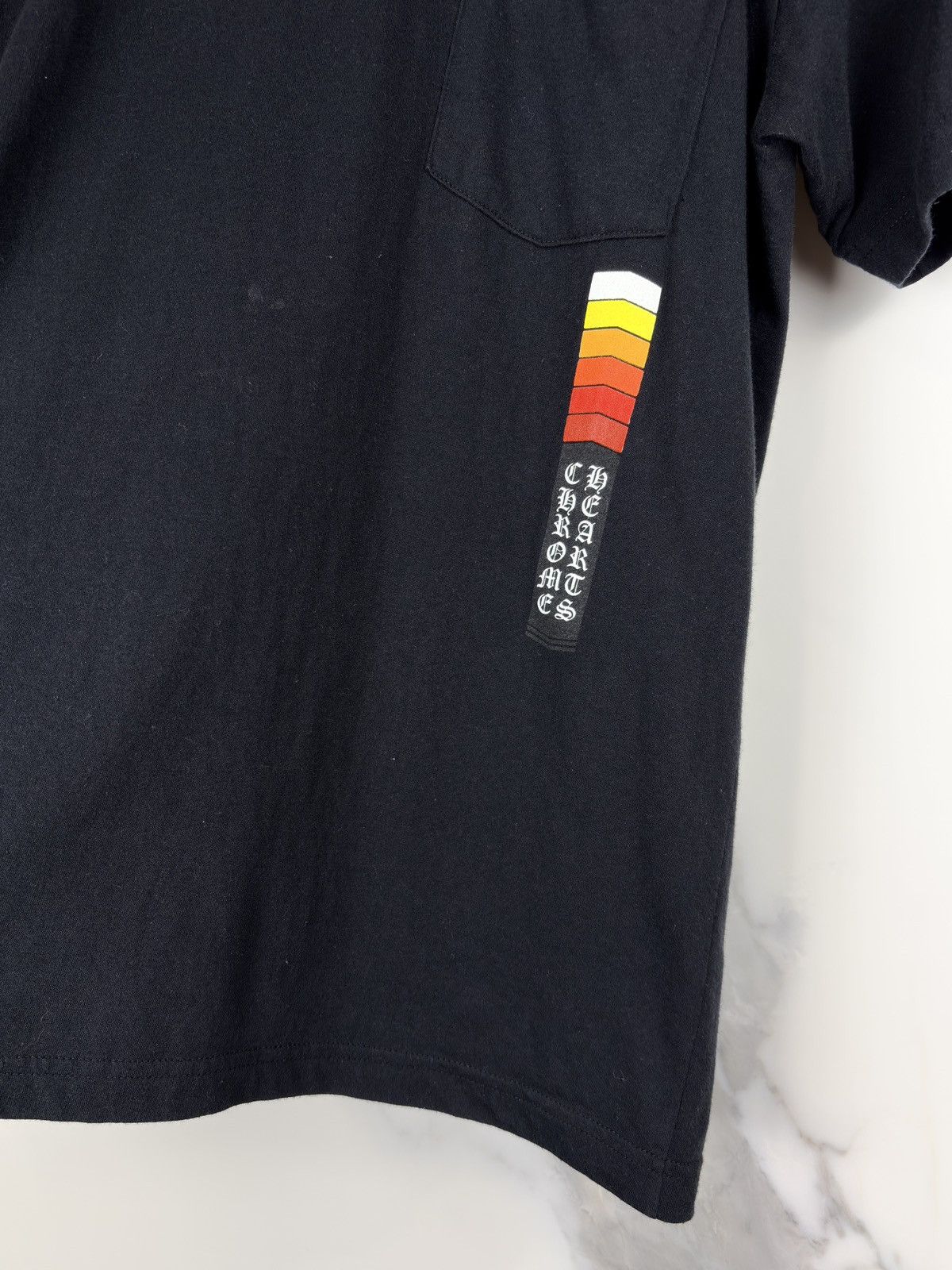 Chrome Hearts Chrome Hearts Boost Logo Made In Hollywood Pocket Tshirt Size US M / EU 48-50 / 2 - 8 Thumbnail