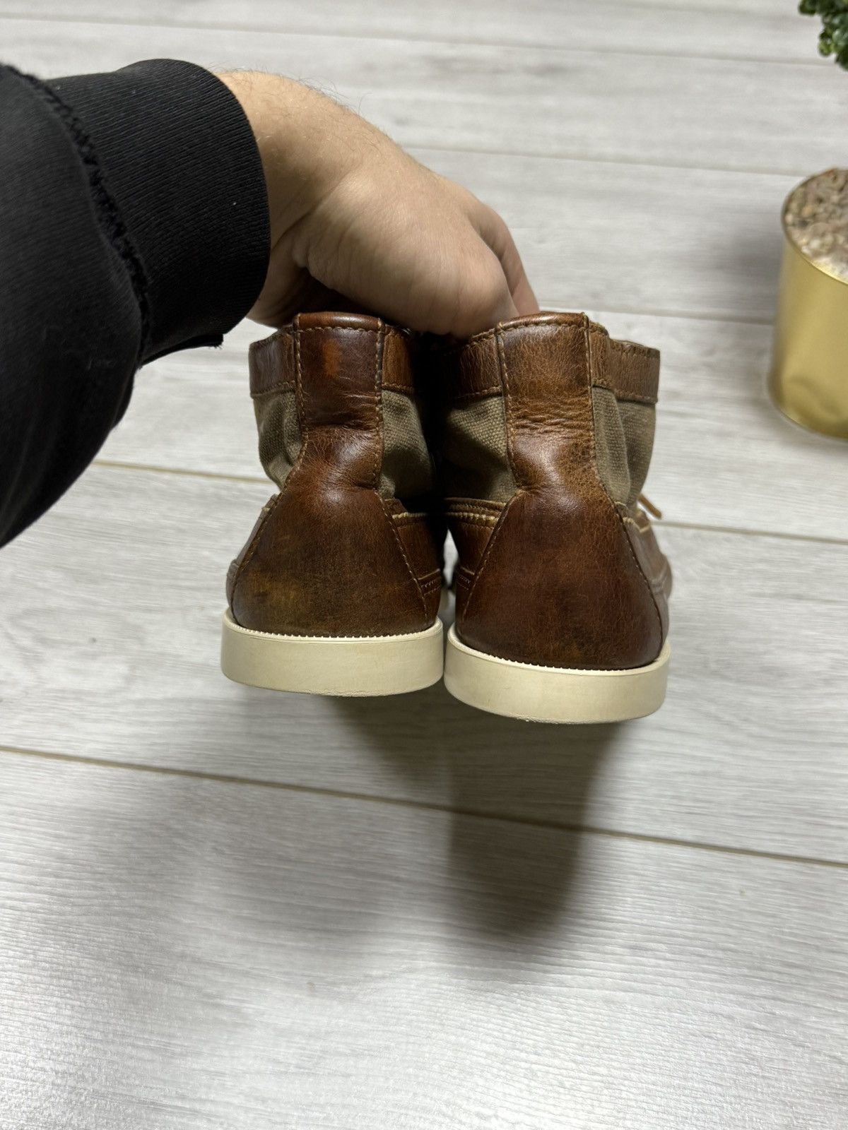 Red Wing Red Wing USA lace up leather boots Wabasha waxed canvas Size US 8.5 / EU 41-42 - 3 Thumbnail