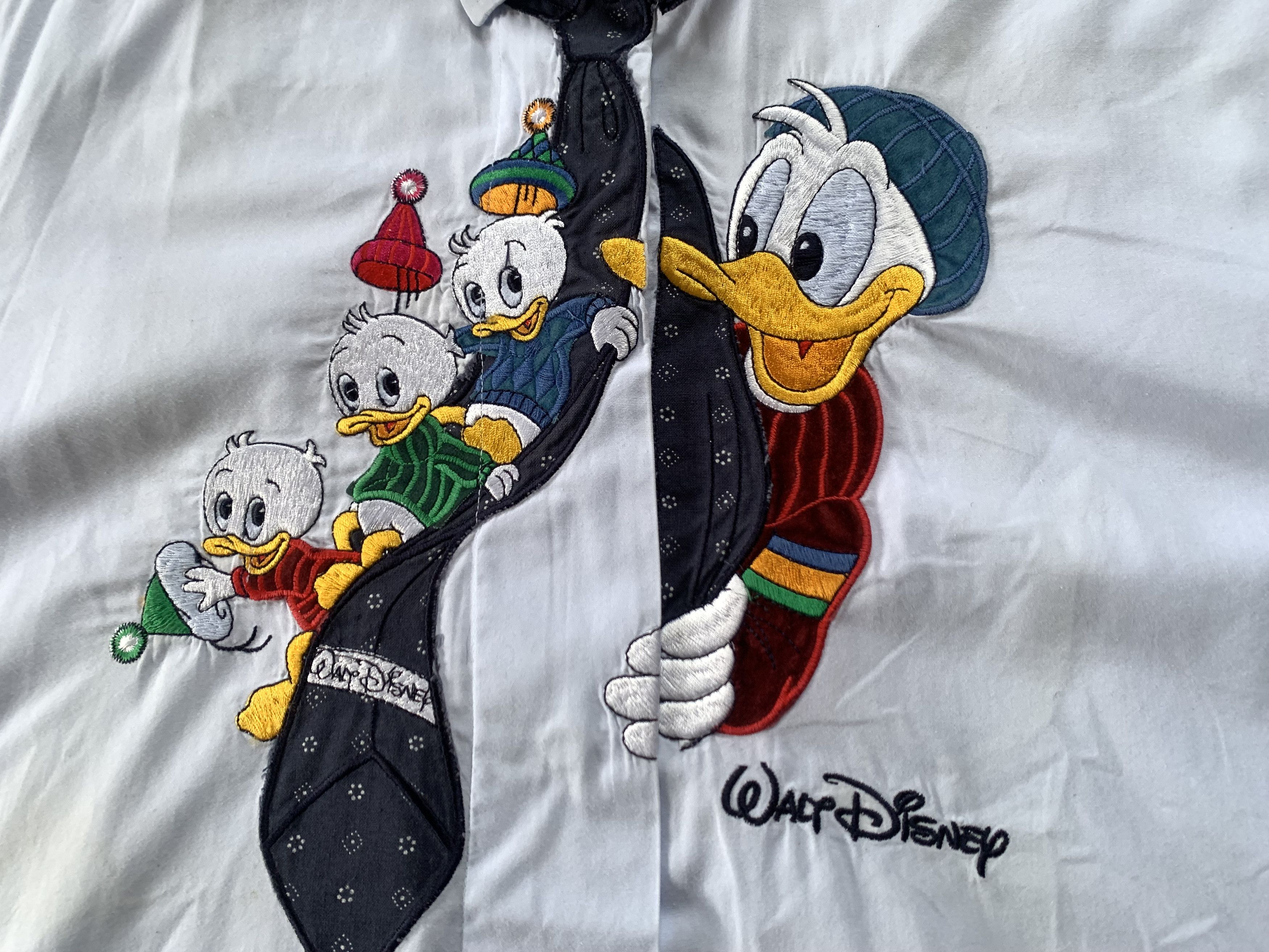 Disney Segreta By Schivili Disney Donald Duck Printed Button Up Size US L / EU 52-54 / 3 - 5 Thumbnail