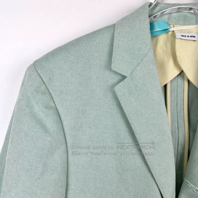 Thom Browne Thom Browne size 00 Flap-collared mint-green cotton suit ja Size 36R - 3 Thumbnail