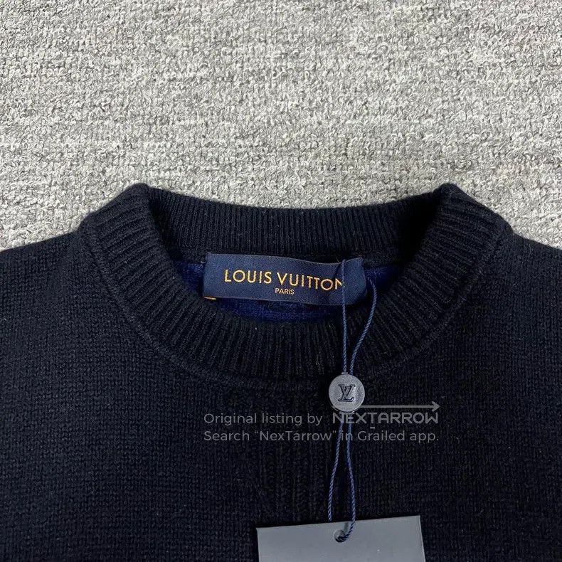Louis Vuitton Louis Vuitton Cashmere sweater with full print on the back Size US XS / EU 42 / 0 - 6 Thumbnail