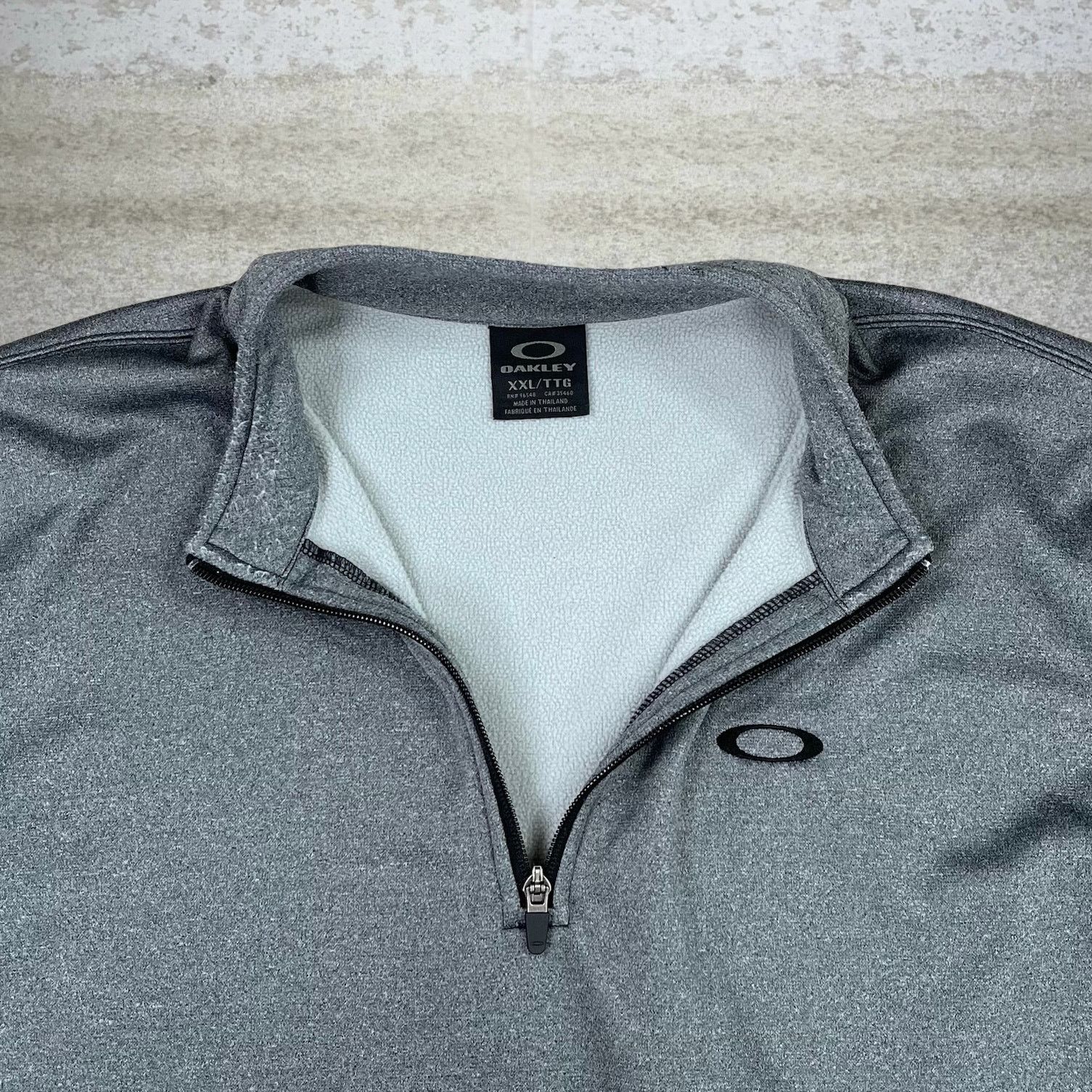 Oakley Vintage Y2K Oakley Quarter Zip Jacket Mens 2XL Grey Size US XXL / EU 58 / 5 - 3 Thumbnail