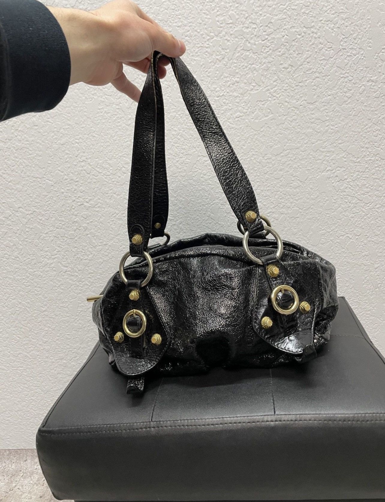 KMRii Vintage Y2K If Six Was Nine Like Kmrii Leather Bag Size ONE SIZE - 3 Thumbnail