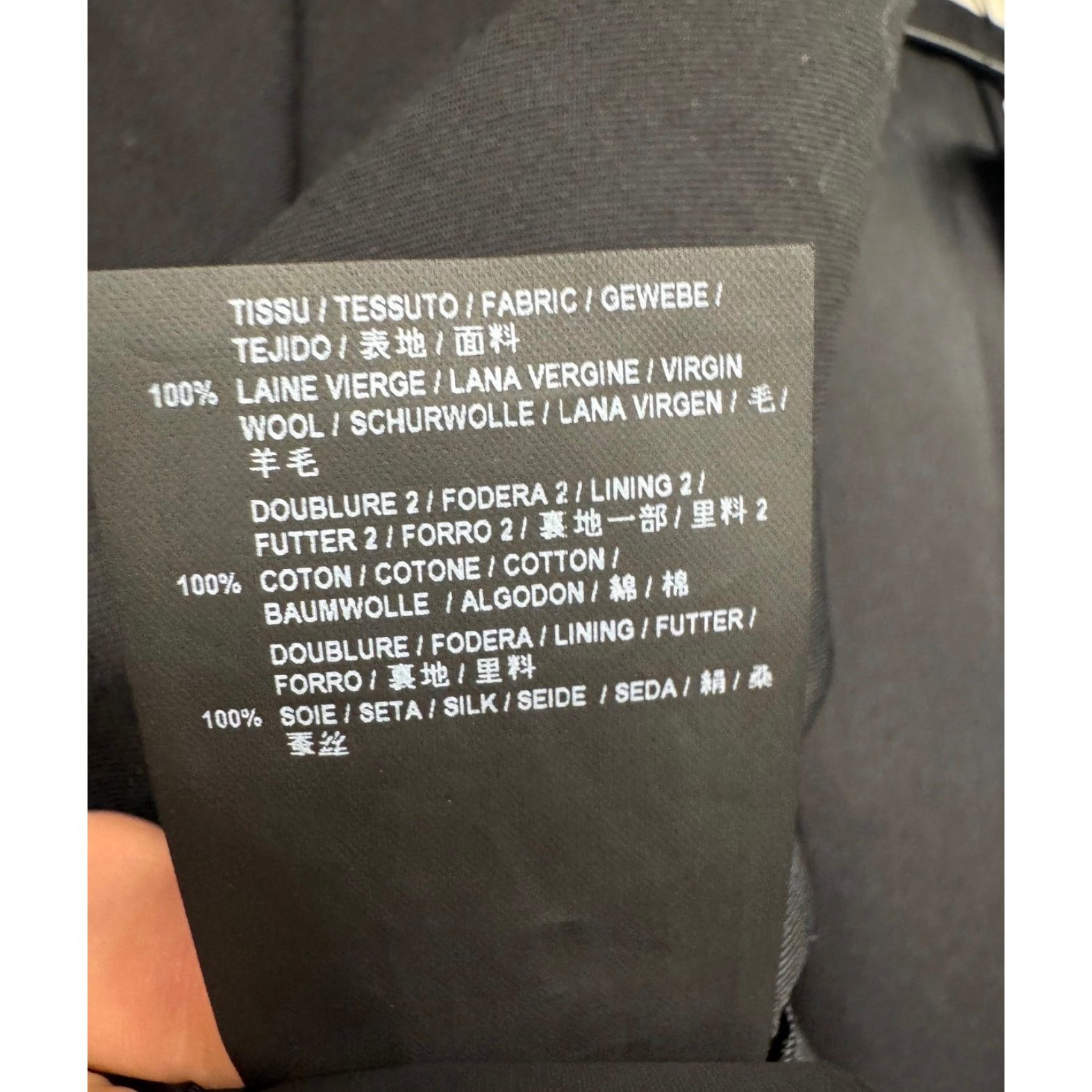 Saint Laurent Paris Saint Laurent Black Wool Jacket - Women's IT44/L Size M / US 6-8 / IT 42-44 - 6 Thumbnail