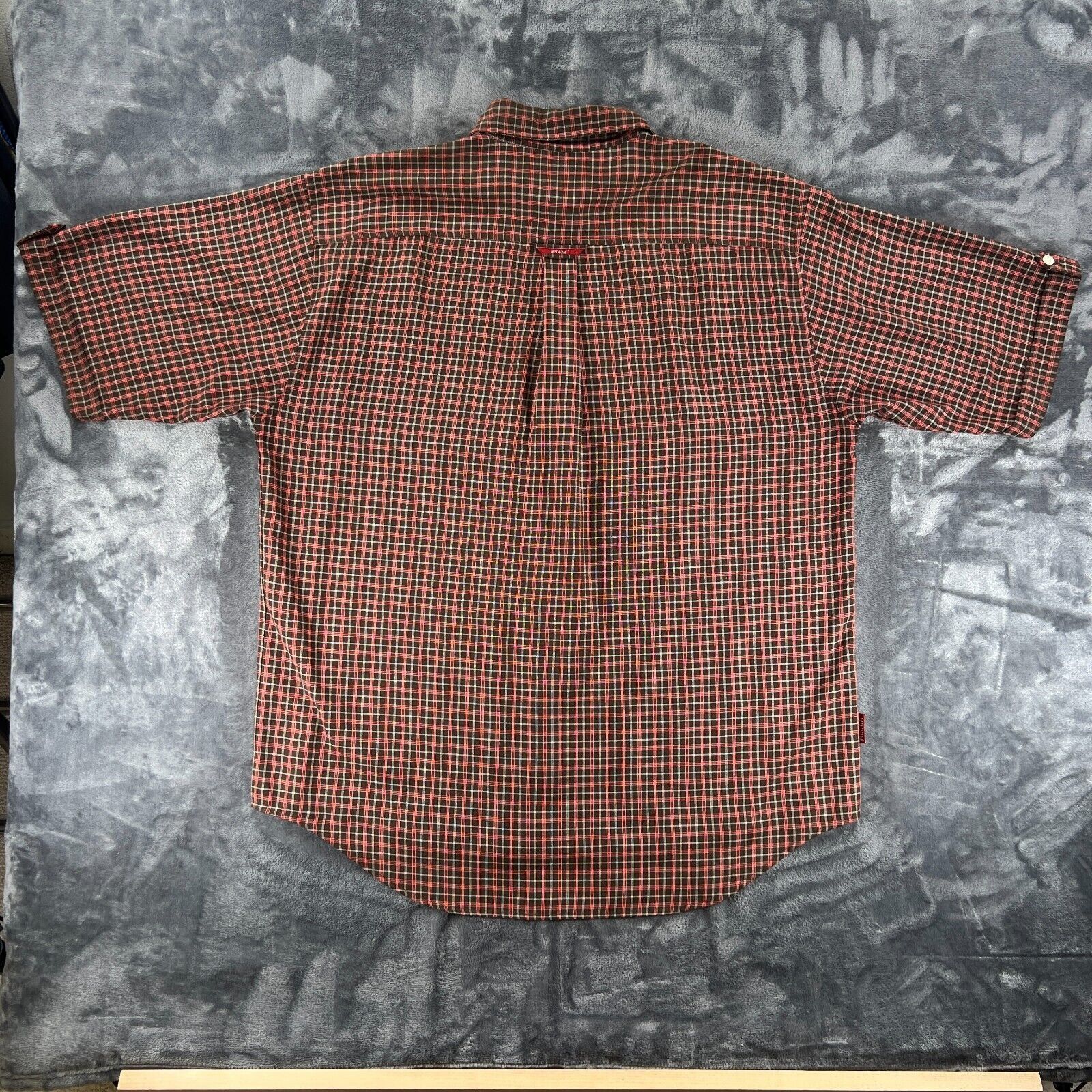 Mecca Mecca DNM Plaid Button Up Shirt Men 2XL Vintage Rap Hip Hop Size US XXL / EU 58 / 5 - 2 Thumbnail