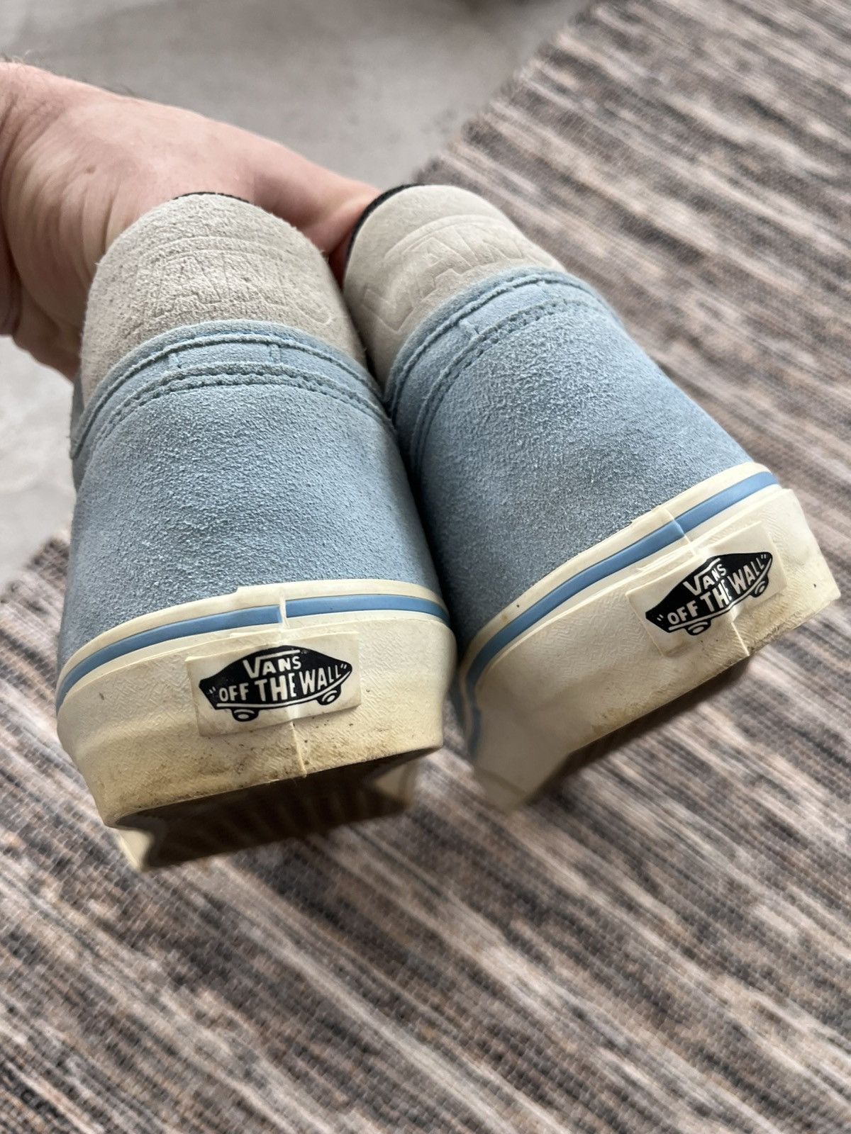 Vans Vintage Rare Vans California Suede Mid Blue Sneakers sk8 y2k Size US 9 / EU 42 - 14 Thumbnail