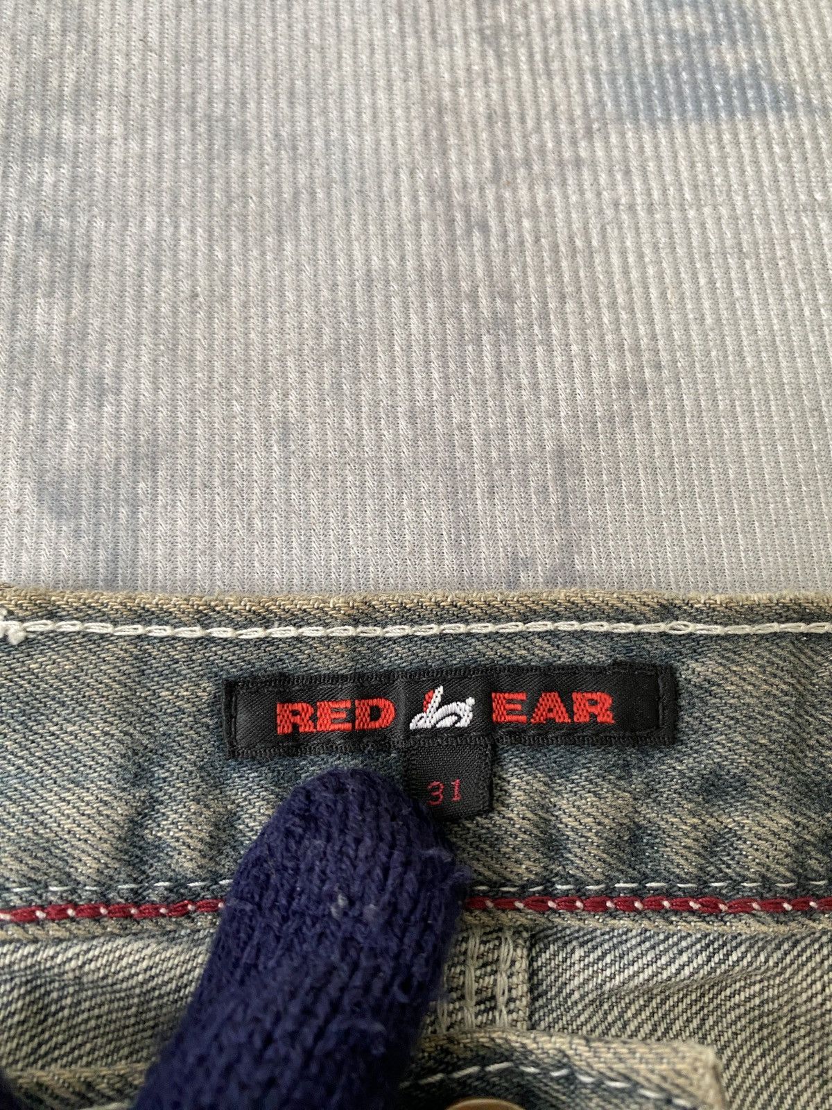 Japanese Brand × Paul Smith × Paul Smith Red Ear Red Ear Paul Smiths Rusty Washed Faded Denim Size US 31 - 20 Thumbnail