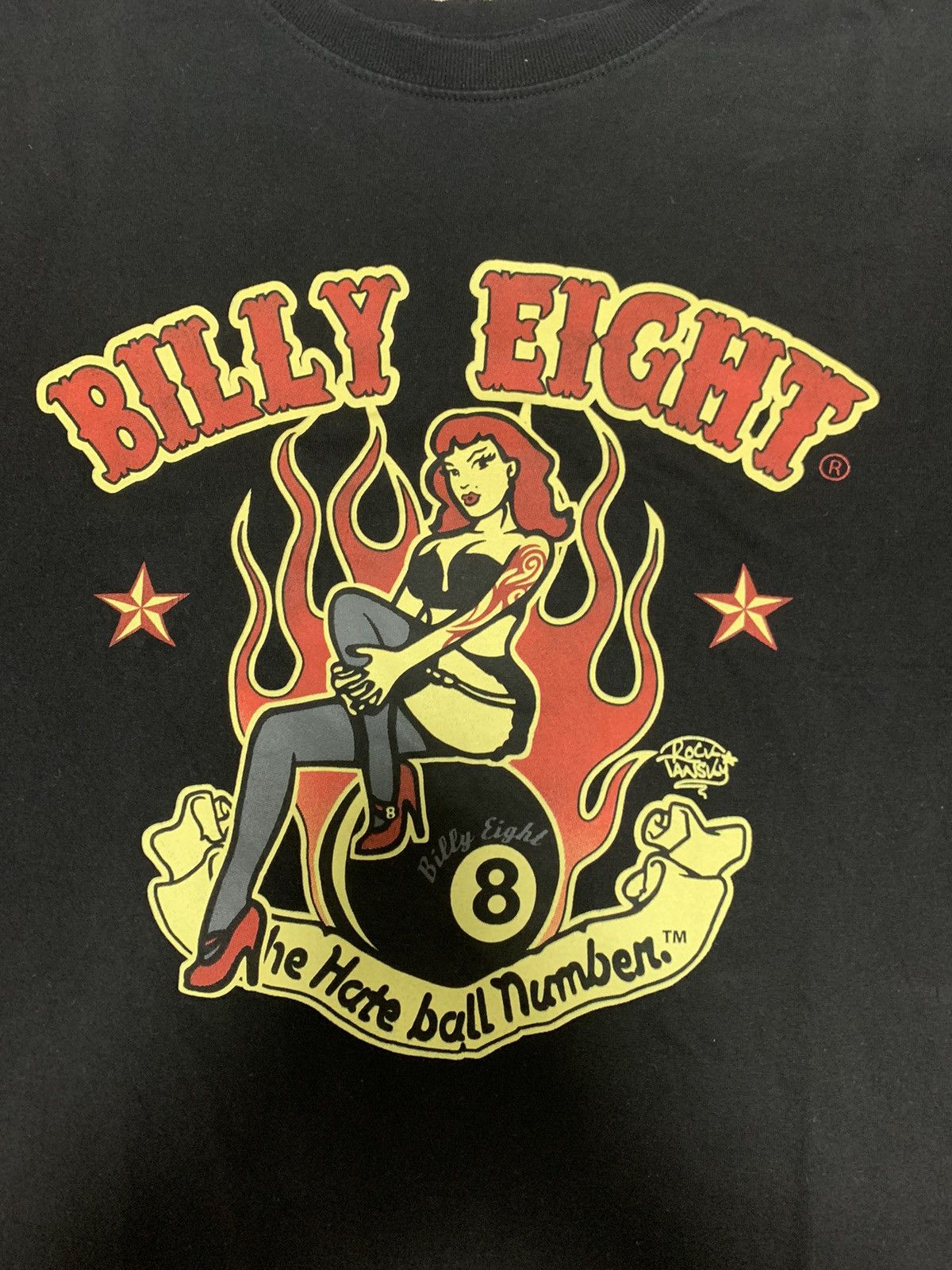 Affliction × Vintage Vintage Billy Eight t-shirt Size US XXL / EU 58 / 5 - 3 Thumbnail