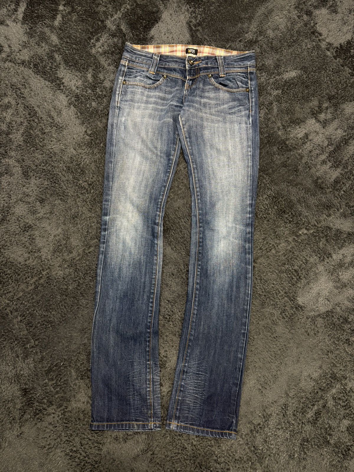 Japanese Brand Vintage Japan 2000s Style Straight Y2K Jeans Size 25" / US 0 / IT 36 - 2 Thumbnail