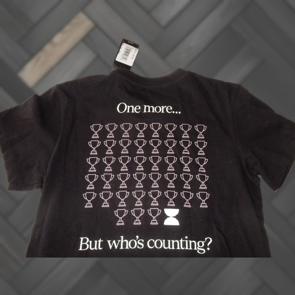 Adidas adidas Men's T Shirt S Lionel Messi One More But Who's Counting? Black Cotton Short Sleeve Graphic Print NWT Mens Size S Size US S / EU 44-46 / 1 - 1 Thumbnail