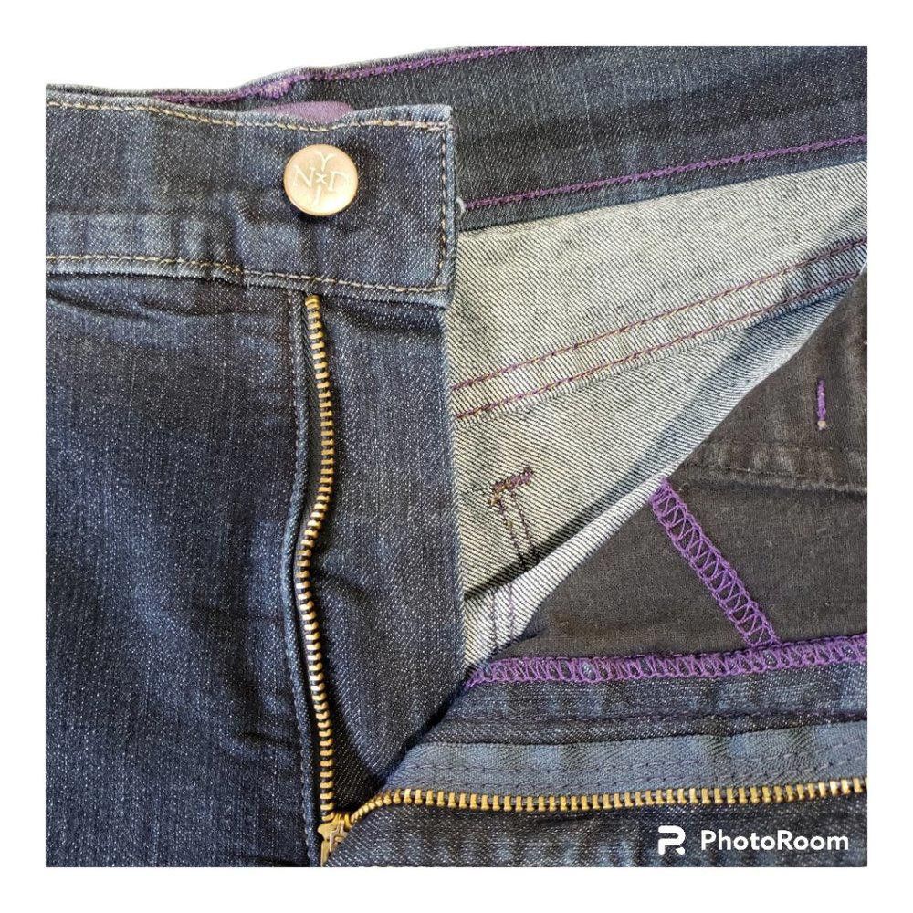 Designer CT710 NYDJ Ladies Denim Shorts 14 Size 36" / US 14 / IT 50 - 2 Thumbnail