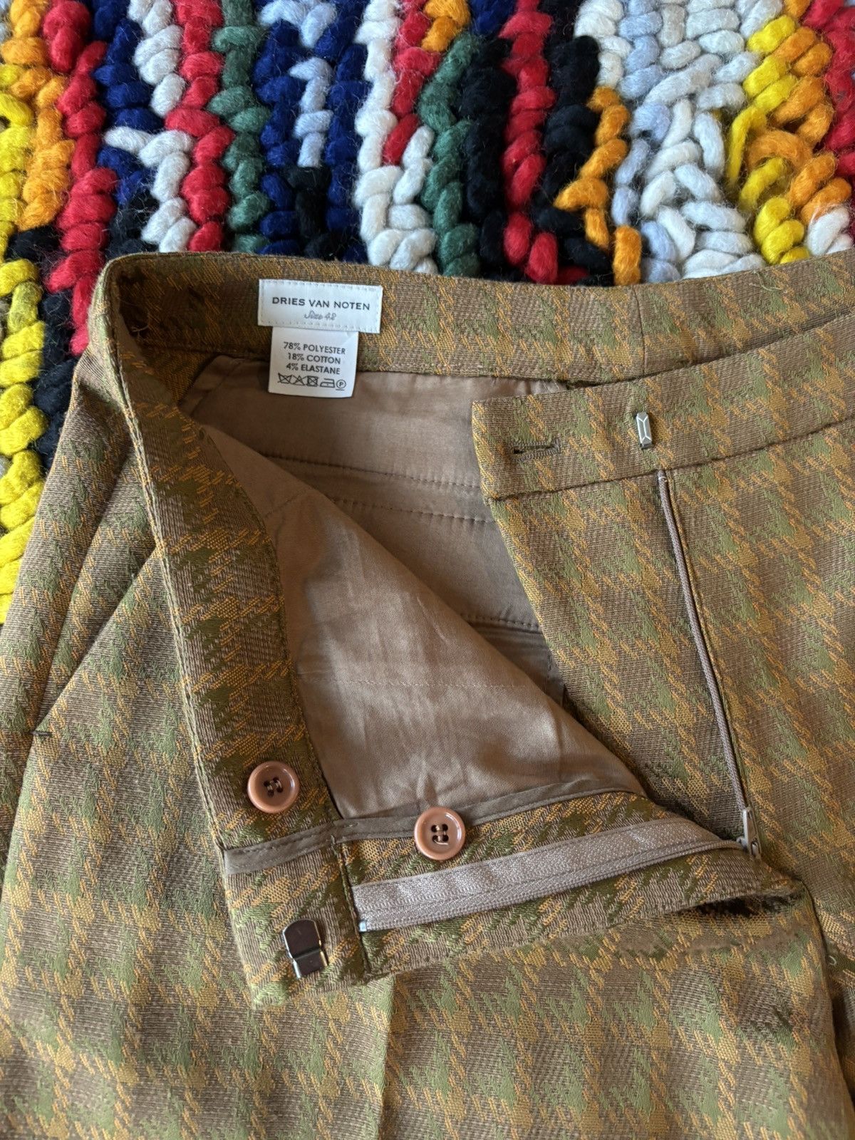 Dries Van Noten Dries Van Noten Polyester Plaid Pants Size 42S - 5 Thumbnail