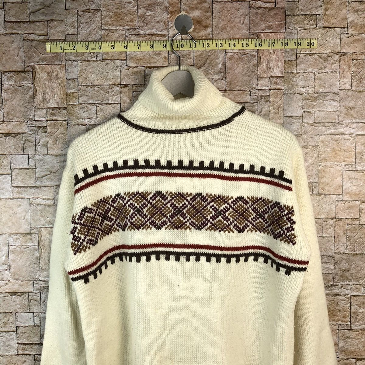 Homespun Knitwear × Japanese Brand Mens White vintage japan sweatshirt Knitwear #A1199 Size US M / EU 48-50 / 2 - 2 Thumbnail