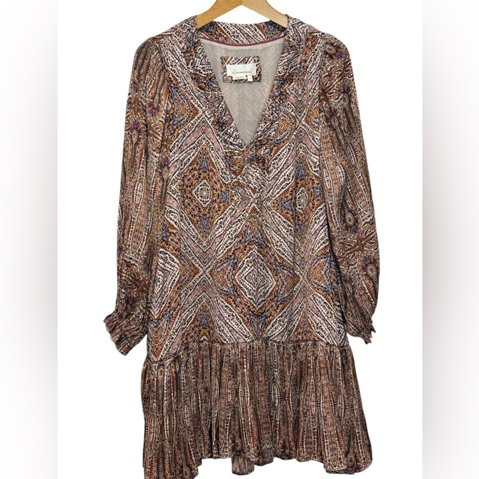 Anthropologie Anthropologie Sabia Flounce Tunic Dress Size Small Size S / US 4 / IT 40 - 4 Thumbnail