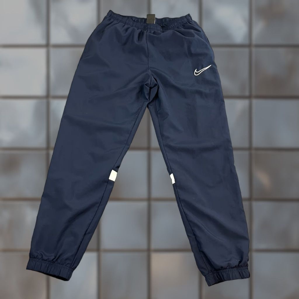 Nike Nike Dri-Fit Track Pants Mens Trousers 32in Inside Leg Blue Gym Running Pockets Modern Style Shoes? Size US 31 - 1 Thumbnail