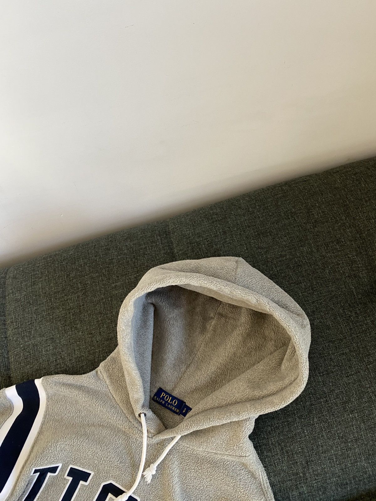 Polo Ralph Lauren Polo Ralph Lauren Vintage Fleece Hoodie USA Big logo Japanes Size US M / EU 48-50 / 2 - 7 Thumbnail