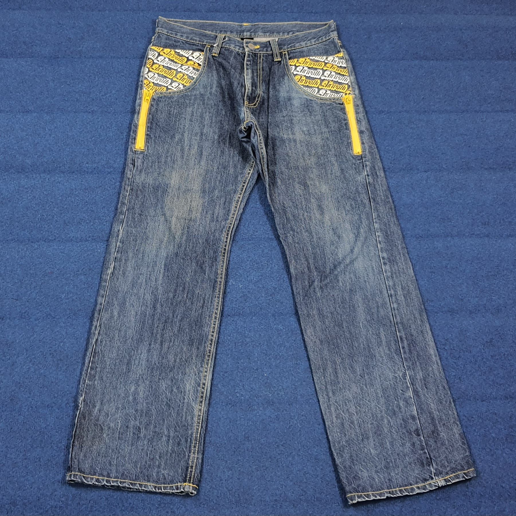 Airwalk Vintage Airwalk Skater Distressed Graphic Jeans C297N29 Size US 32 / EU 48 - 1 Thumbnail