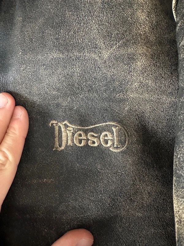 Diesel Diesel Vintage 90’s Leather bomber Jacket made in italy Size US L / EU 52-54 / 3 - 4 Thumbnail