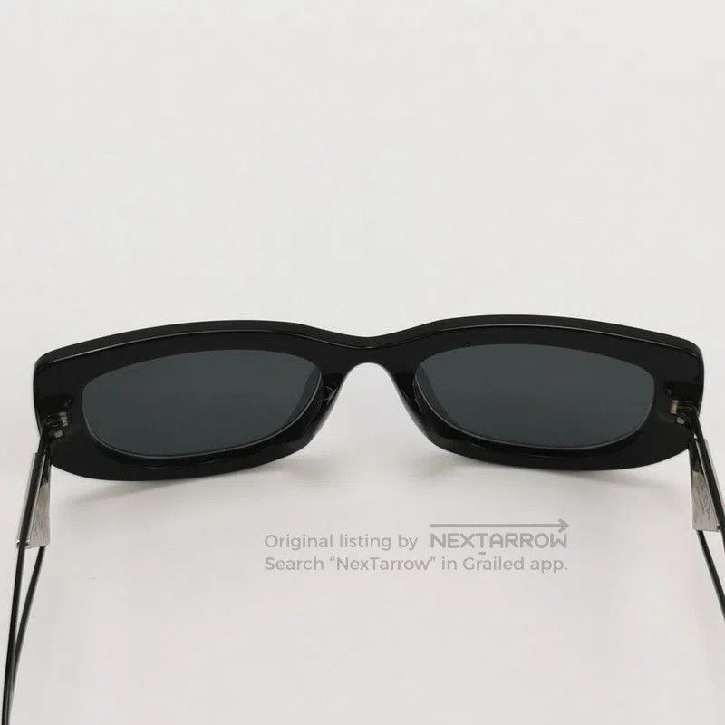Prada Prada Triangle Logo Black Sunglasses. Size ONE SIZE - 7 Thumbnail