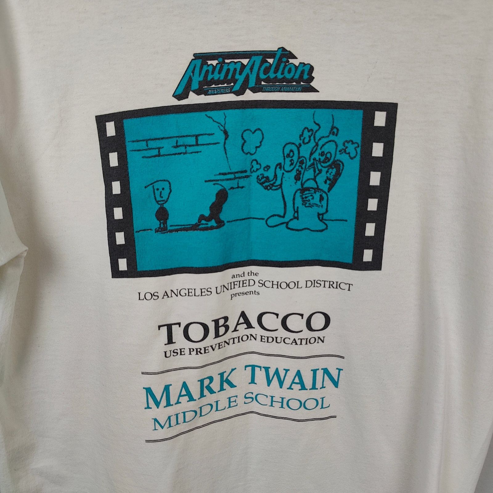 Other Vintage Tobacco Use Prevention Information Graphic T-Shirt Size US L / EU 52-54 / 3 - 5 Thumbnail