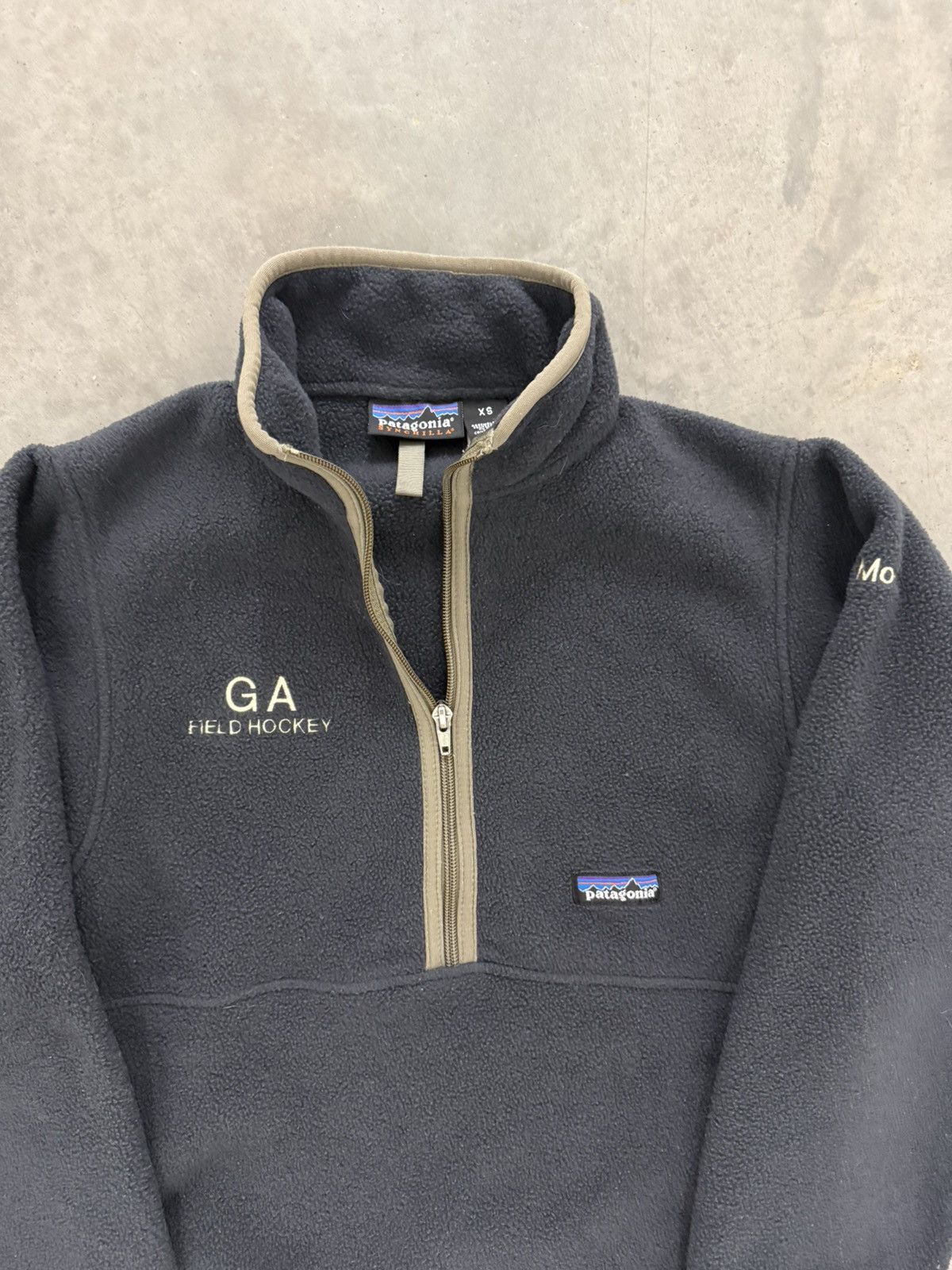Patagonia Vintage Patagonia Synchilla Quarter Zip Grey USA 90s GA XS Size US XS / EU 42 / 0 - 5 Thumbnail