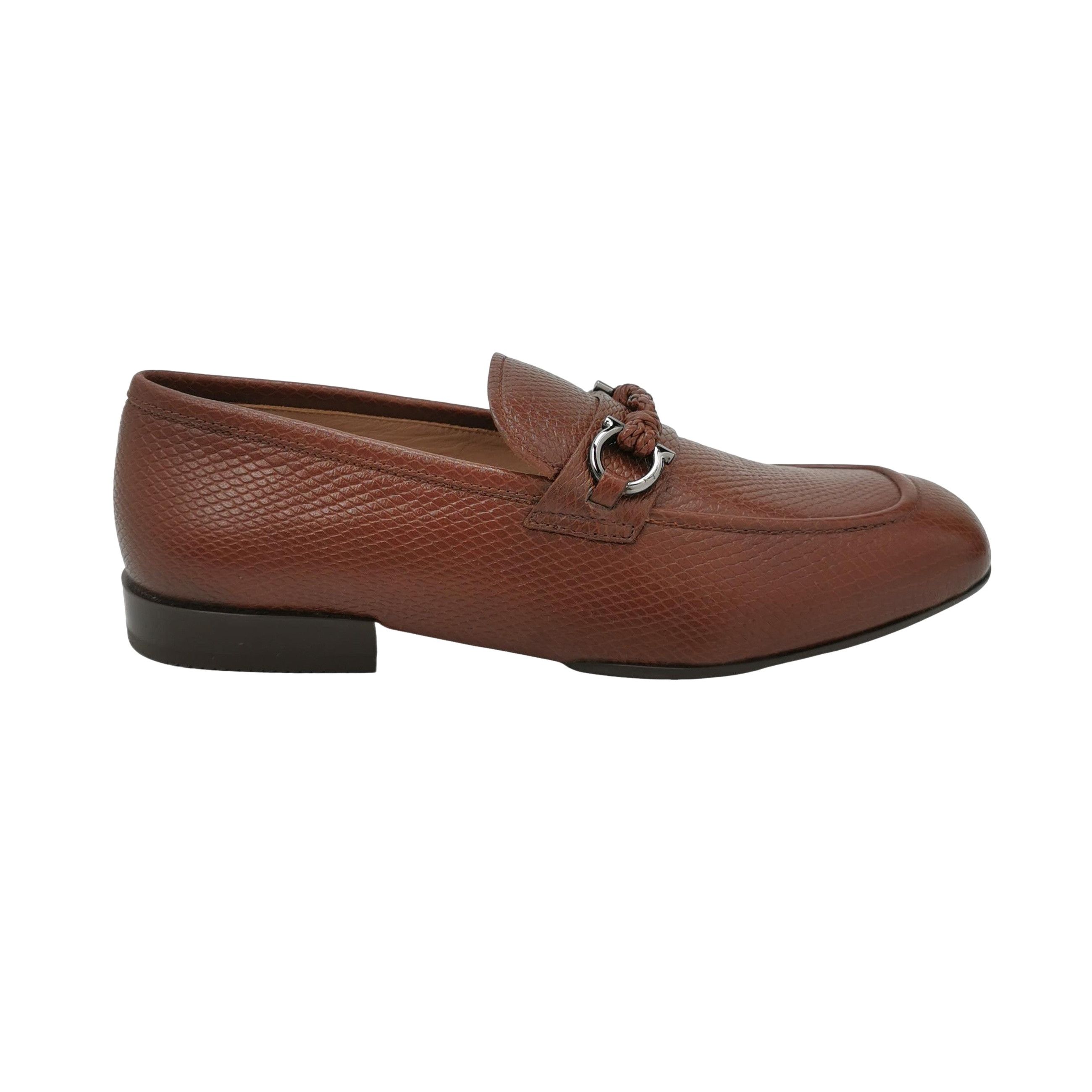 Salvatore Ferragamo Salvatore Ferragamo Gancini Deer Skin Loafers 41 Size US 8 / EU 41 - 1 Thumbnail
