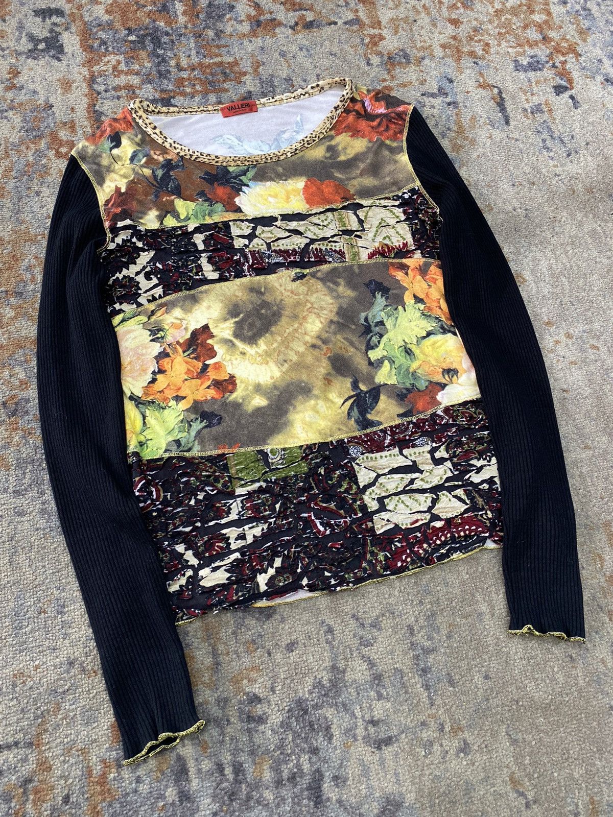 Designer × Seditionaries jean paul gaultier style valleri 90s longsleeve italy Size S / US 4 / IT 40 - 2 Thumbnail