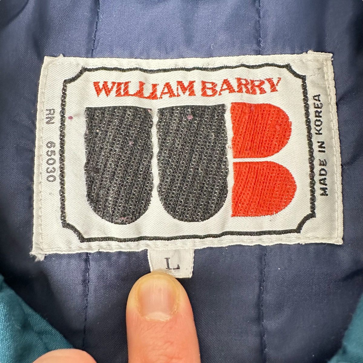 Vintage × William Barry Vintage William Barry Jacket Bomber Zip Up Insulated Puffer Size US L / EU 52-54 / 3 - 3 Thumbnail