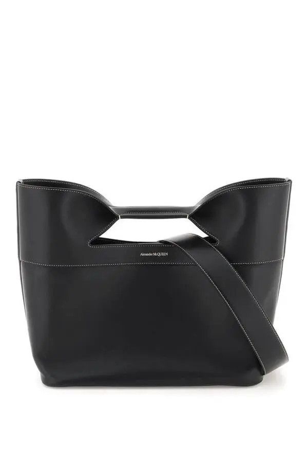 Alexander McQueen o1w1db10925 Size: OS/The Bow Small in Black Size ONE SIZE - 1 Thumbnail