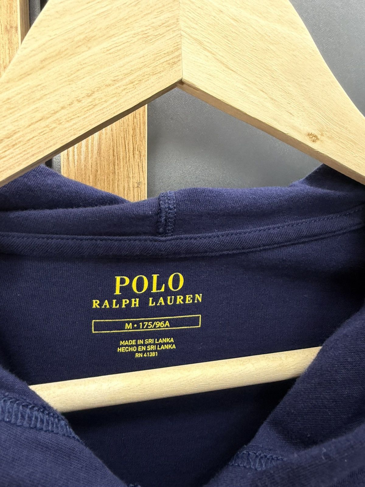 Polo Ralph Lauren Polo Ralph Lauren Navy Hoodie Long Sleeve Size M Size US M / EU 48-50 / 2 - 5 Thumbnail