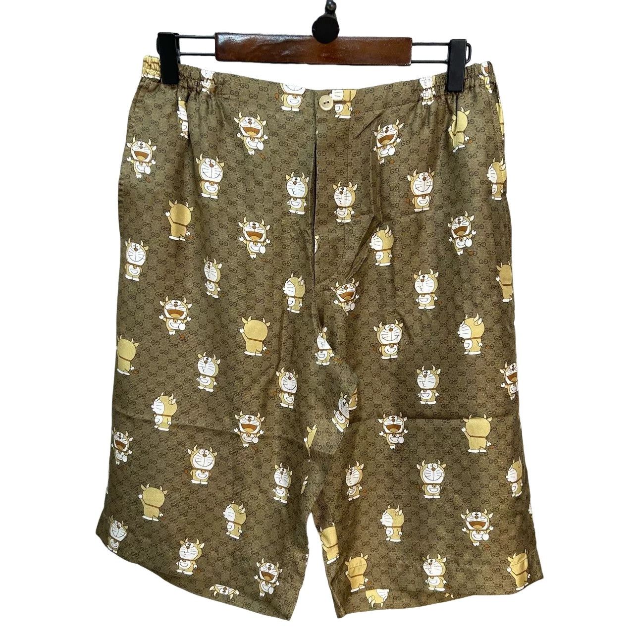 Gucci Gucci x Doraemon Silk Shorts Size 28 Size US 28 / EU 44 - 1 Thumbnail