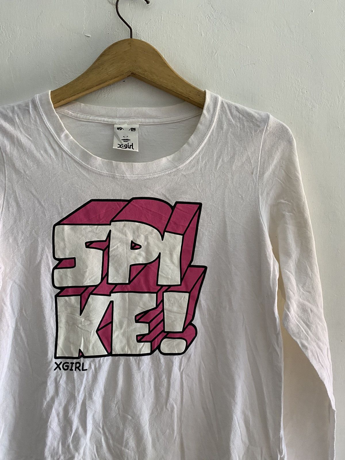 20471120 × Hysteric Glamour × Japanese Brand 2000s X-Girl Spike! Longsleeve tshirt Size US M / EU 48-50 / 2 - 2 Thumbnail