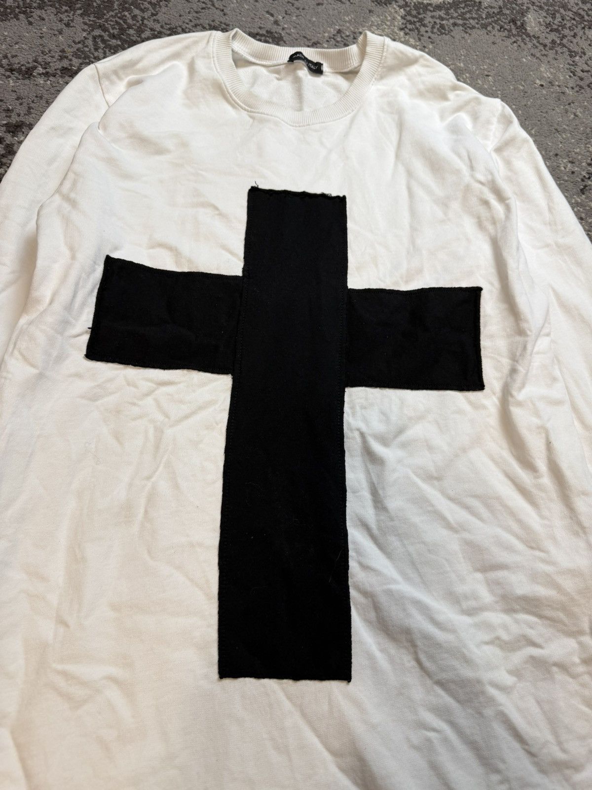 Le Grande Bleu (L.G.B.) Y2k Italy Opium L.G.B style Japanese Cross Embroidered Long Size US M / EU 48-50 / 2 - 2 Thumbnail