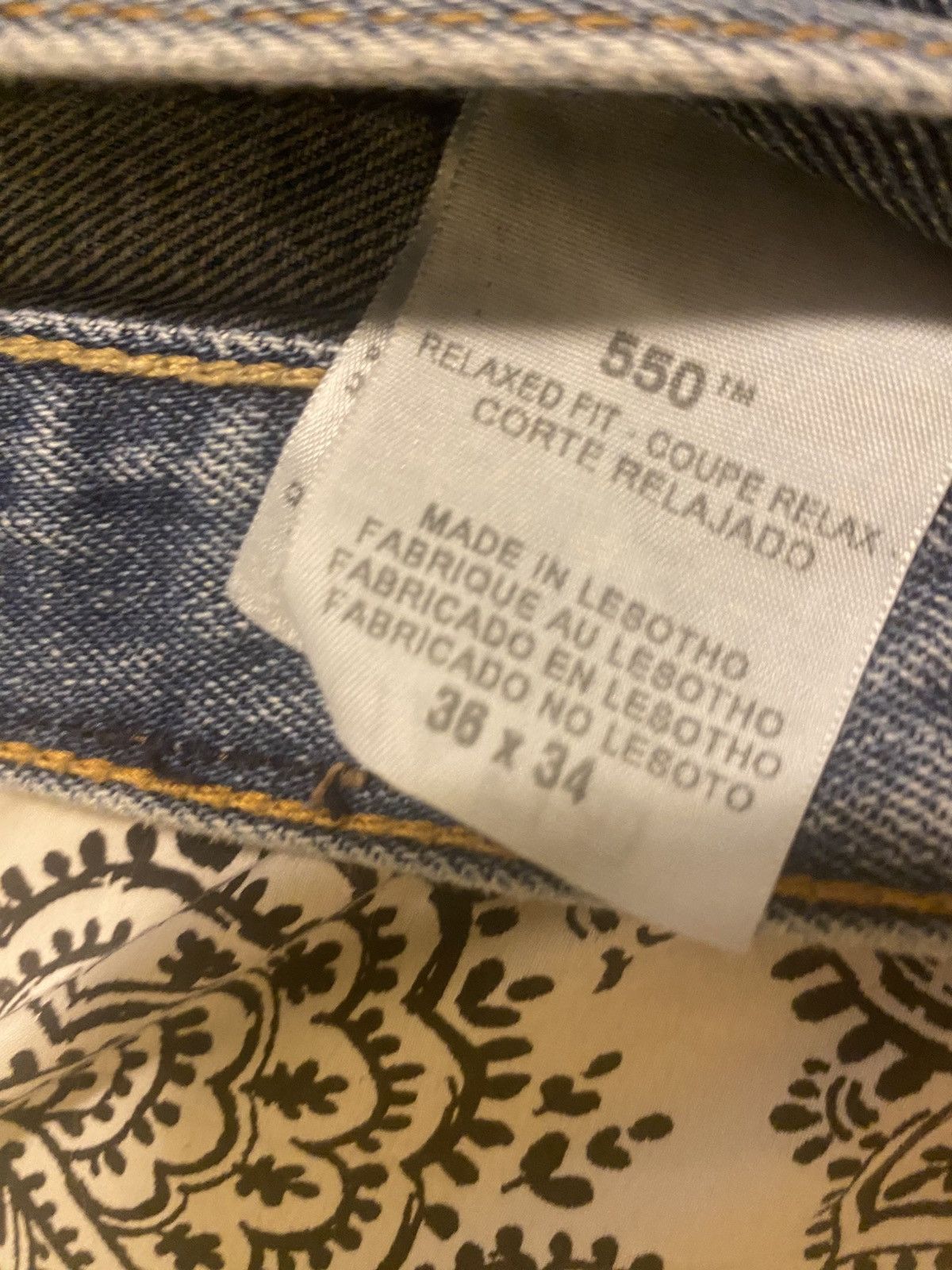 Levi's Levis Relaxed Fit Jeans Size US 36 / EU 52 - 3 Thumbnail