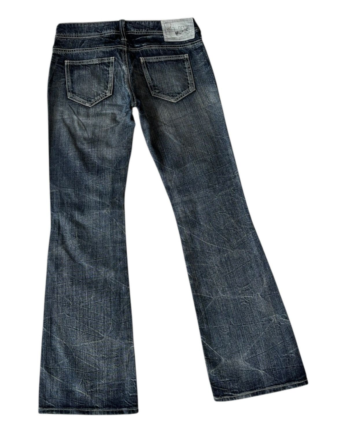 If Six Was Nine × Le Grande Bleu (L.G.B.) × Undercover Vintage Flared Jeans Spicy Denim Seditionaries Punk Jean Size US 29 - 4 Thumbnail